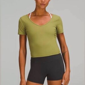 Lululemon Align Short Sleeve Tee size 12 Dark Bronze